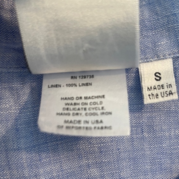 FINLEY Linen Sleeveless Tiered coastal summer dress Dress size Small boho chic - Picture 6 of 8